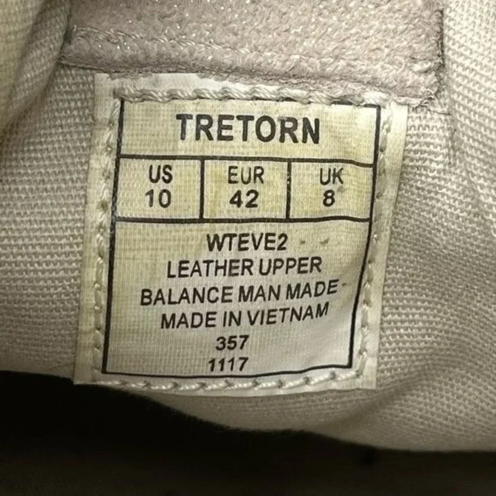 Tretorn Eve2 Sparkle Beige Leather Espadrille Sneakers Platform Boho Retro Sz 10